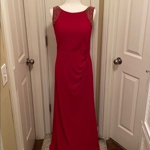 Alex Evenings red formal dress size 10.